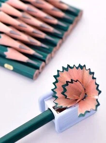 10入組 / 20入組 2B鉛筆，學生繪圖和考試使用，木質桶筆寫字學習文具，練習書寫必備 - 墨綠色 - 查看 8