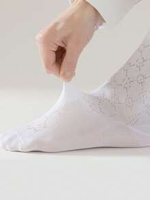 5双男士薄款冰丝透气除臭商务休闲船袜，夏季 - 彩色 - 查看 5