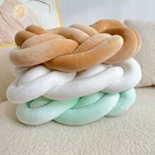 Nút Gối Gối ném Đối với Đi văng Mềm mại Trang trí Knotted Gối Đối với Nhà  Sofa Phòng ngủ Trang trí Đến Thêm Thoải mái Và Phong cách Knotted Gối Đối với Nhà  Sofa & Phòng ngủ Trang trí - trắng - Xem 8