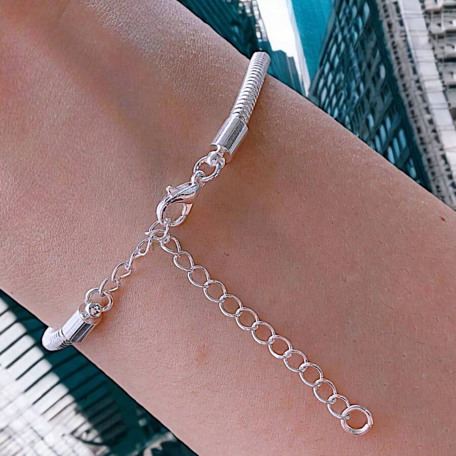 Women's Bracelet With 925 Silver Extender - Bạc - Xem 1