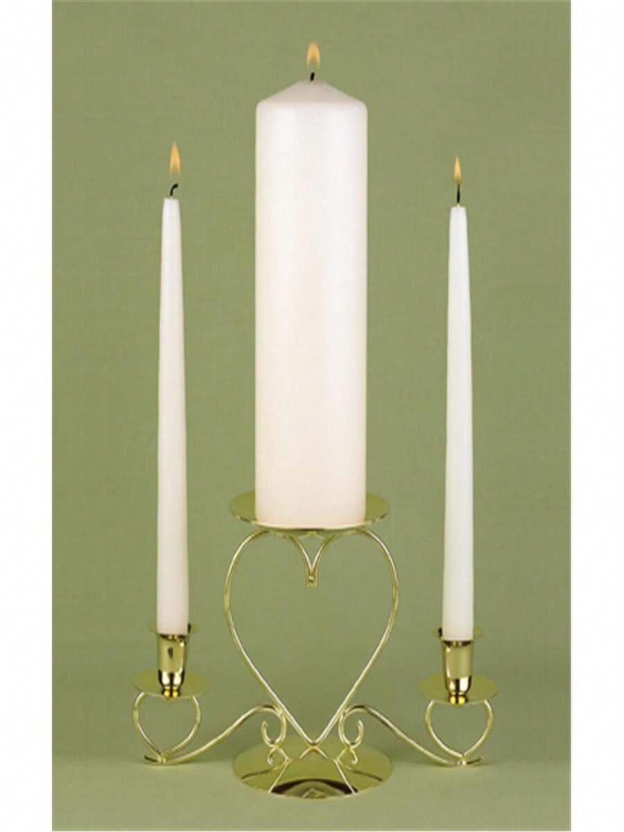 Hortense B. Hewitt 95095 Ivory Unity Candle Set - 彩色 - 查看 1