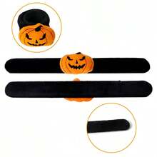 1pc  Halloween Decorations, Pop Rings, Ghost Parties, Party Costumes, Props, Pumpkin Spiders, Wristbands - Multicolor - View 6