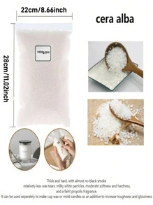 500g/1000g 蜂蜡颗粒适用于 DIY 手工香薰蜡烛、润唇膏和香皂、房间装饰、礼品 - 白蜂蠟 - 查看 5