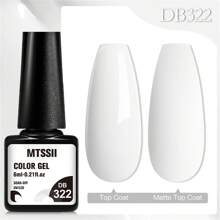 6件套凝胶指甲油套装，6色美甲套装，含闪粉指甲油、半永久美甲底油和封层，UV/LED凝胶指甲油套装 - 彩色 - 查看 7