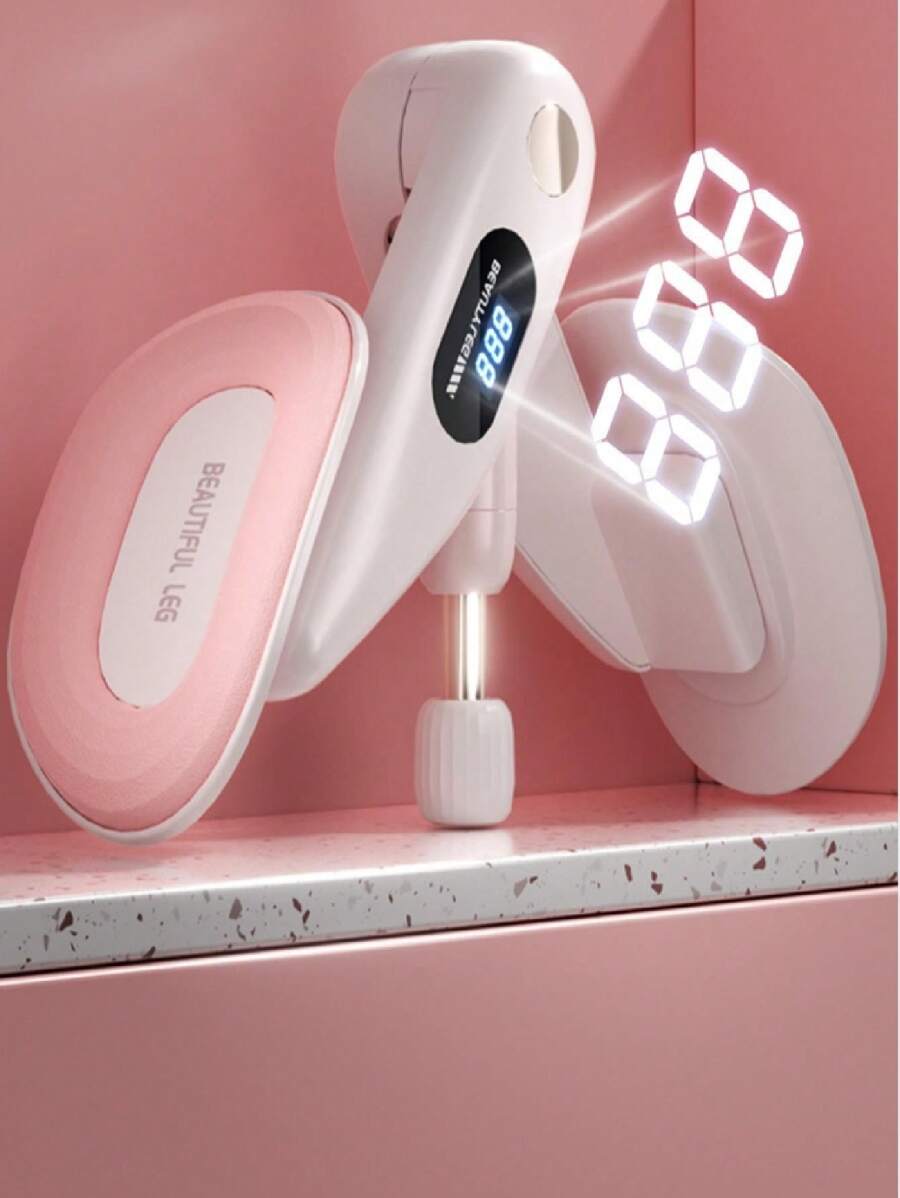 Intelligent Pelvic Floor Muscle Trainer, Effective Leg Exercise, Improved Bladder Control, Postpartum Recovery Kegel Pelvic Hip And Leg Clamp Equipment, Used For Postpartum Recovery And Leg Fitness - Pink - View 1