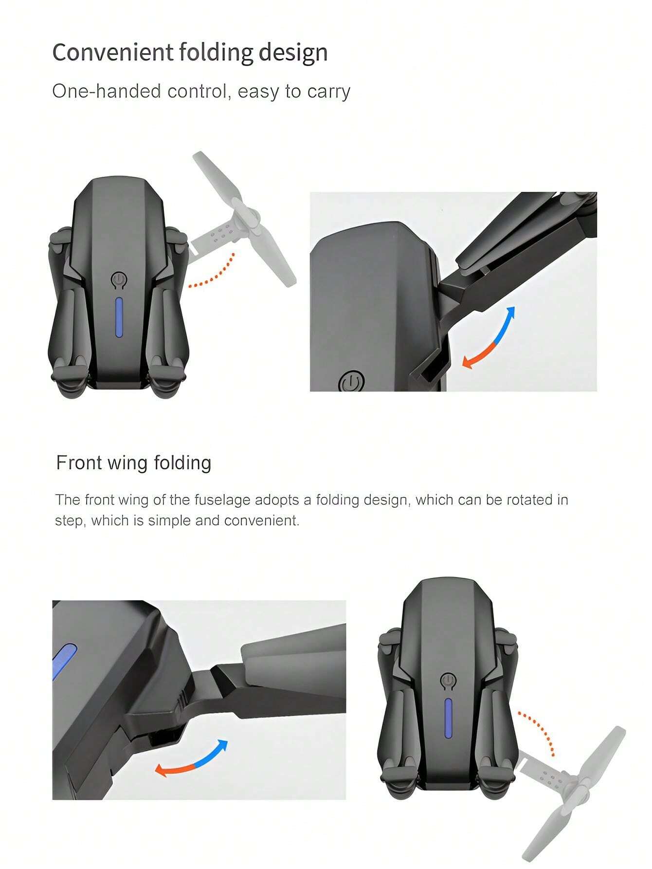 E88 RC Drone With Dual Camera, HD Aerial Photography Quadcopter