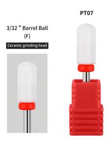 1 件专业陶瓷指甲钻头电动工具配件美甲刀修甲抛光研磨工具用品