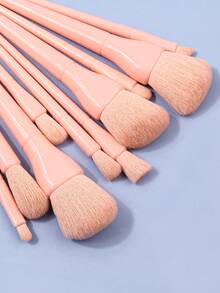 Multi-Function Cosmetic Brush Set, 13pcs Fiber Makeup Brush Kit For Women With Makeup Brush Storage Bucket,Brush Set,Makeup Brush Kit,Make Up Brush Set,Make Up Set Complete,Makeup Brush Set,Complete Makeup Kit,Brush Kit,Brushes Makeup Set,Makeup Gift Set,Set - Pink - View 3