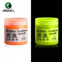 50ml Peintures acryliques fluorescentes, 8 couleurs de peinture acrylique, pigments riches Peintures néon, peintures pour l'art et l'artisanat pour les artistes, les adultes et les débutants Rentrée scolaire, Rentrée scolaire, Fournitures scolaires