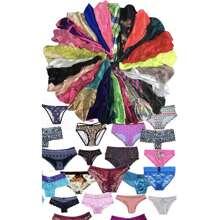 Women's Pack Of 6 Or 12 Randomly Assorted Styles Of Bikini, Thong, And Briefs - Gói 6 món Bikini các loại ngẫu nhiên - Xem 1