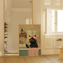 1 pièce Œuvre murale, œuvre murale éclectique, décoration murale, œuvre murale numérique, affiche colorée, affiche tendance, décoration murale pour salon, chambre à coucher