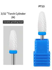 1 件专业陶瓷指甲钻头电动工具配件美甲刀修甲抛光研磨工具用品