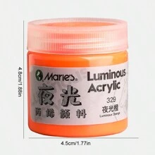 50ml Peintures acryliques fluorescentes, 8 couleurs de peinture acrylique, pigments riches Peintures néon, peintures pour l'art et l'artisanat pour les artistes, les adultes et les débutants Rentrée scolaire, Rentrée scolaire, Fournitures scolaires