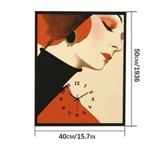 1 PC Personalized Square Muted Wall Clock,Customized Your Photo On A Aluminum Alloy Framed Wall Clock,Gift For Family,Lovers And Pets Gifts Birthday Graduation - Multicolor - View 10