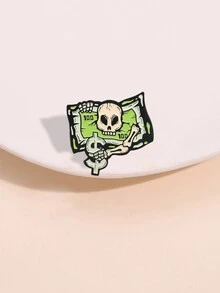 1 Máy Tính Hoạt Hình Tối Giản Đồng Xu Trâm Cài, Trang Phục Dễ Thương, Ba Lô, Huy Hiệu Ký Hiệu Đô La, Thích Hợp Cho Nam Và Nữ Mặc Hàng Ngày - tiền giấy - Xem 1