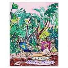 1 件休闲无框门墙饰铁皮画咖啡厅地下室车库俱乐部商店餐厅家居室内室外装饰 - 彩色 - 查看 14