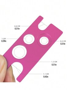 1个多功能金属开瓶器，带挂绳、精油滴管和香水灌装工具 - 彩色 - 查看 4