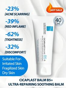 La Roche-Posay CICAPLAST BAUME B5+ ULTRA-REPAIRING SOOTHING BALM 40ml | Renovated Formula | For Dry & Irritated & Fragilized Skin - 40ml - View 1