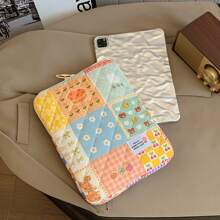 1pc Cartoon Pattern 11-Inch IPad/13/13.3/14/15.6-Inch Laptop Sleeve Bag, Dog & Floral Graphic Tablet Computer Carrying Case, Shock-Proof & Scratch-Resistant Protector For 10.2/10.9/11/13/13.3/14/15/15.6-Inch Laptop Back To School - Multiple Pattern Selection - View 17