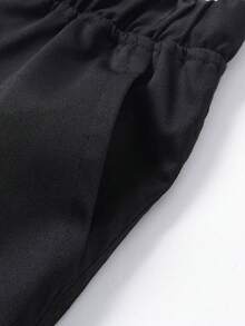 1 pieza Pantalón cargo holgado y recto de estilo informal tipo novio para hombre, pantalón ligero y a prueba de viento para exteriores, verano