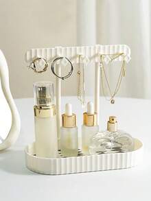 1/2 件简易浴室收纳架，方便存放珠宝、化妆品，化妆时装饰秋季装饰节日装饰房间装饰家居装饰秋季装饰卧室装饰 - 彩色 - 查看 2