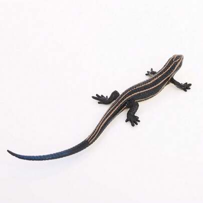 1 件逼真的野生动物蜥蜴模型 - 鬣蜥、变色龙或蛇怪雕像，固体静态玩具展示，手绘颜色可能为 Varylizard、变色龙玩具、变色龙
