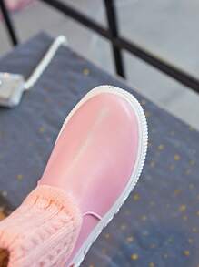 Girls' Boots Autumn/Winter Winter Shoes, Children's Snow Boots Little Girl Princess Warm Boots - Pink - View 11
