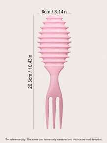 1 件带手柄的椭圆形气垫梳，小麦秸秆材质定义造型刷，顺发刷，专业发型梳，弹跳卷发定义造型刷梳，适合卷发、直发、女士、儿童