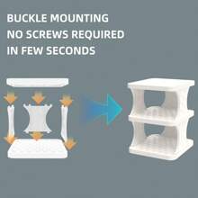 8-Tier Stackable Plastic Shoe Rack, Space-Saving Shoe Organizer For Living Room, Polypropylene Shoe Storage Shelf, No-Tool Assembly, Floor Standing, Home Dorm Shoe Tower - Use Without Electricity,  Material