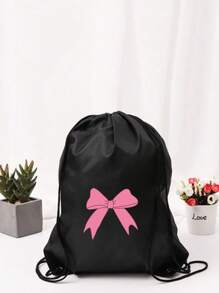 1 bucă modă drăguț desen animat imprimare material poliester curea buzunar potrivit pentru băieți și fete rucsac de mare capacitate sport rucsac geanta de baschet potrivită pentru sport