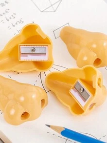 Prank Big Nose Single Hole Pencil Sharpener Pencil Sharpener 2pcs - Multicolor - View 8