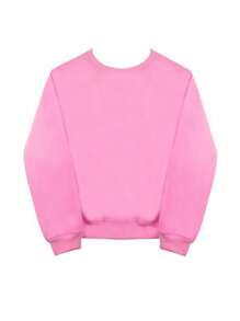 sudadera sueter cuello redondo - Rosa - Ver 2