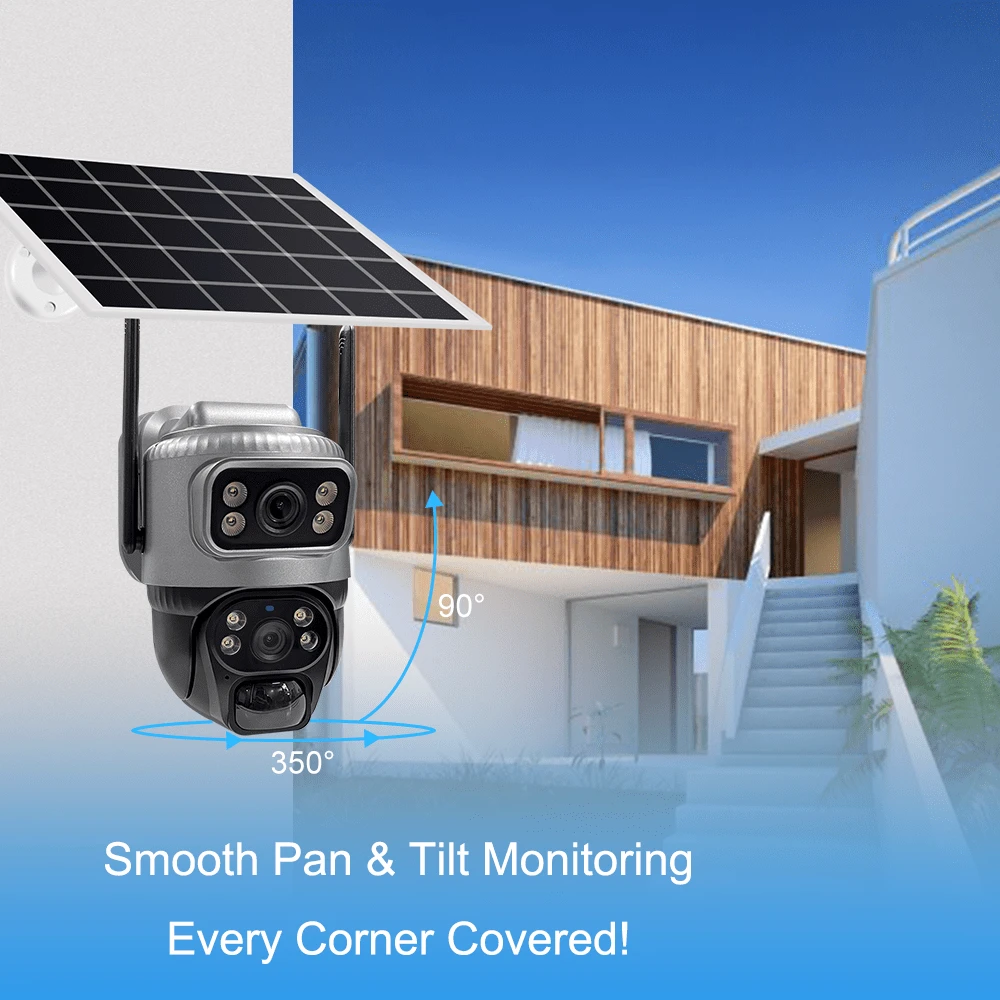 COCOCAM QB320 - WiFi IP Kamera Outdoor mit Automatische Verfolgung, Bewegungser COCOCAM QB320 - WiFi IP Kamera Outdoor mit Automatische Verfolgung, Bewegungser