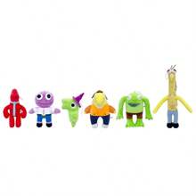 1 pieza Muñeco de peluche de personaje de dibujos animados Smiling - Multicolor - Ver 5