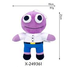 1 pieza Muñeco de peluche de personaje de dibujos animados Smiling - Multicolor - Ver 11