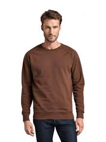 Men Sweatshirts - 棕色 - 查看 3