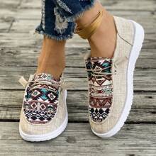 1 双女士休闲舒适便鞋 - 卡其色 - 查看 7