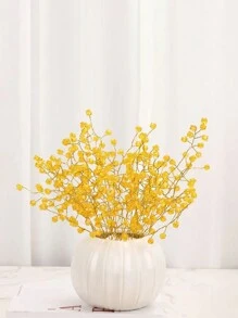 1pc Handmade Plastic Pumpkin Vase, European Modern Simple Decorative Vase, Creative Living Room/Office Ornament, Halloween Limited Edition Empty Vase Gifts Birthday Graduation Home Decor Room Decor Flower Vase Glass Vase - White - View 3