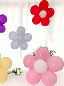 10/20/30 Balloon Plum Blossom Clip Flat Ring Buckle Wedding Room Decoration Party Birthday Supplies Decoration Styling Buckle Clip Balloon Accessories