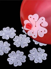 10/20/30 Balloon Plum Blossom Clip Flat Ring Buckle Wedding Room Decoration Party Birthday Supplies Decoration Styling Buckle Clip Balloon Accessories