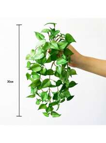 1 cây mọng nước bằng cao su mềm, cây tiền Trung Quốc mô phỏng & lá cọ đỏ, lá nhân tạo cây tiền Trung Quốc, không bao gồm chậu, cây xanh trang trí nhà cửa, trang trí bàn làm việc, ngày lễ tình nhân, quà tặng sinh nhật tốt nghiệp trở lại trường trang trí phòng học đồ dùng học tập - cây đồng - Xem 17