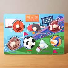 1pc Wooden Puzzle Board 3D Jigsaw Toy, Educational Learning Toy For Preschoolers And Kids 3+ Years Old, Back To School Gift Wooden Toys,Puzzle,Wooden Puzzle,Baby Educational Toys,Puzzles,Education,Caponata,Educational Toys For Baby,Animal Toys,Toys 3 Year Old,Woodland Animals,3d Puzzles - Multicolor - View 17