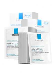 2 Boxes Of 10pcs/Box La Roche-Posay Cicaplast B5 Mask, Moisturizing And Soothing Vitamin B5 Mask For Sensitive Skin, Suitable For Post-Procedure Use - B5 10pcs/box*2 - View 10