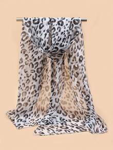 1 件四季女士轻质雪纺围巾，丝绸颈围头带，适合日常使用