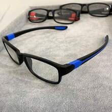 3pcs Unisex Stylish Square Frame Vintage Anti-Fatigue Glasses, Suitable For Cellphone And Book Reading, Presbyopia Diopter +1.00 To +4.00 Accessories For Women Glasses