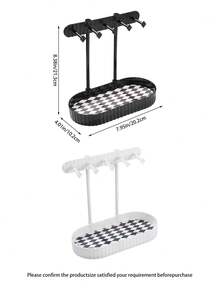 1/2 件简易浴室收纳架，方便存放珠宝、化妆品，化妆时装饰秋季装饰节日装饰房间装饰家居装饰秋季装饰卧室装饰 - 彩色 - 查看 4