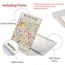 1 pièce Affiche fleur Matisse, Affiche marché aux fleurs, Impression Matisse, Fleur de Tokyo, Affiche imprimable Matisse Plante, Affiche botanique, Décoration murale pour salon, mur de lit, affiches pour la chambre, art mural sur canevas, Décoration de la maison, Décoration de chambre moderne esthétique, Cottagecore, Décoration de salle de bain, cuisine, chambre, bureau