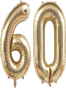 2-Piece Set Of 40 Inch Light Gold Digital Balloon, Platinum Giant Foil, Polyester Film, Helium Large Digital Balloon, Champagne Gold Birthday Digital Giant Balloon, Anniversary Commemorative Events, Party Decoration Supplies, Christmas - Gold - View 36