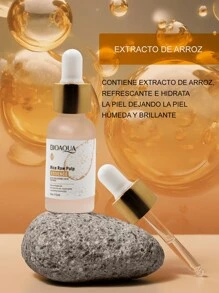 Serum Arroz Ácido Hialurónico Reduce Poros y Aclarador Bioaqua - Blanco - Ver 4