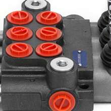 3 Spool Hydraulic Directional Control Valve Double Acting 11 GPM